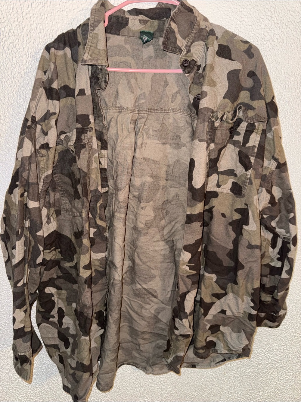 wild fable Camo Shirt Jacket in Green and Brown